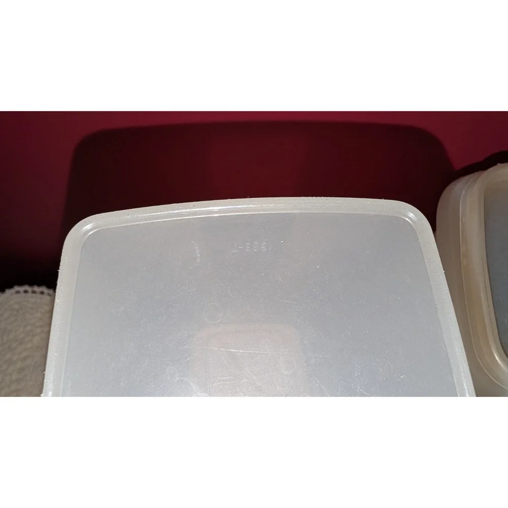 Three Vintage Tupperware Cereal, Keeper Set  1588-7, 469-6, 471-12, 1590-4